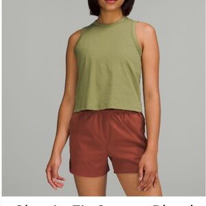 Lululemon Classic-Fit Cotton-Blend Tank - Bronze Green - 6